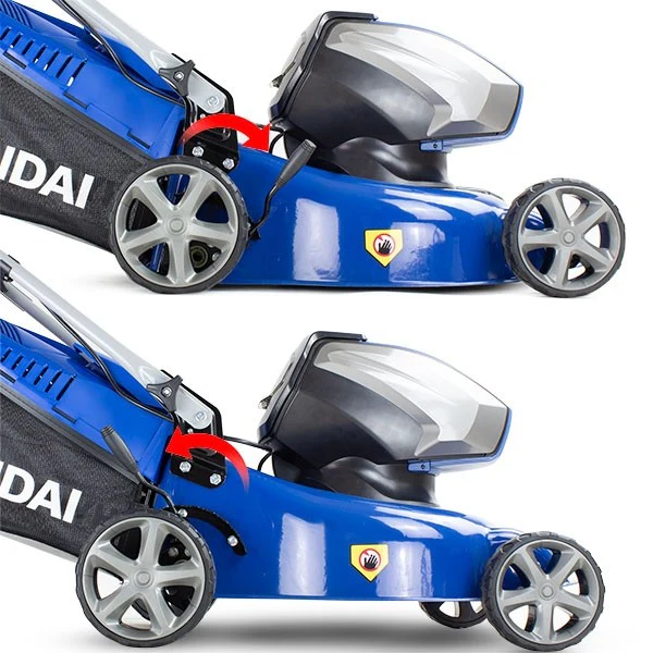 Hyundai 17" 40V Battery Lawn Mower – Steel Deck, 6-Stage Height Adjust, 45L Catcher, Lightweight & Durable - SKIN ONLY ( HY42-E40P ) - Image 14