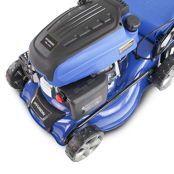 Hyundai 17" Petrol Lawn Mower Push - 145cc Engine, 6 Cutting Heights, Mulching, Compact Foldable Design (HYM42P-B) - Image 10