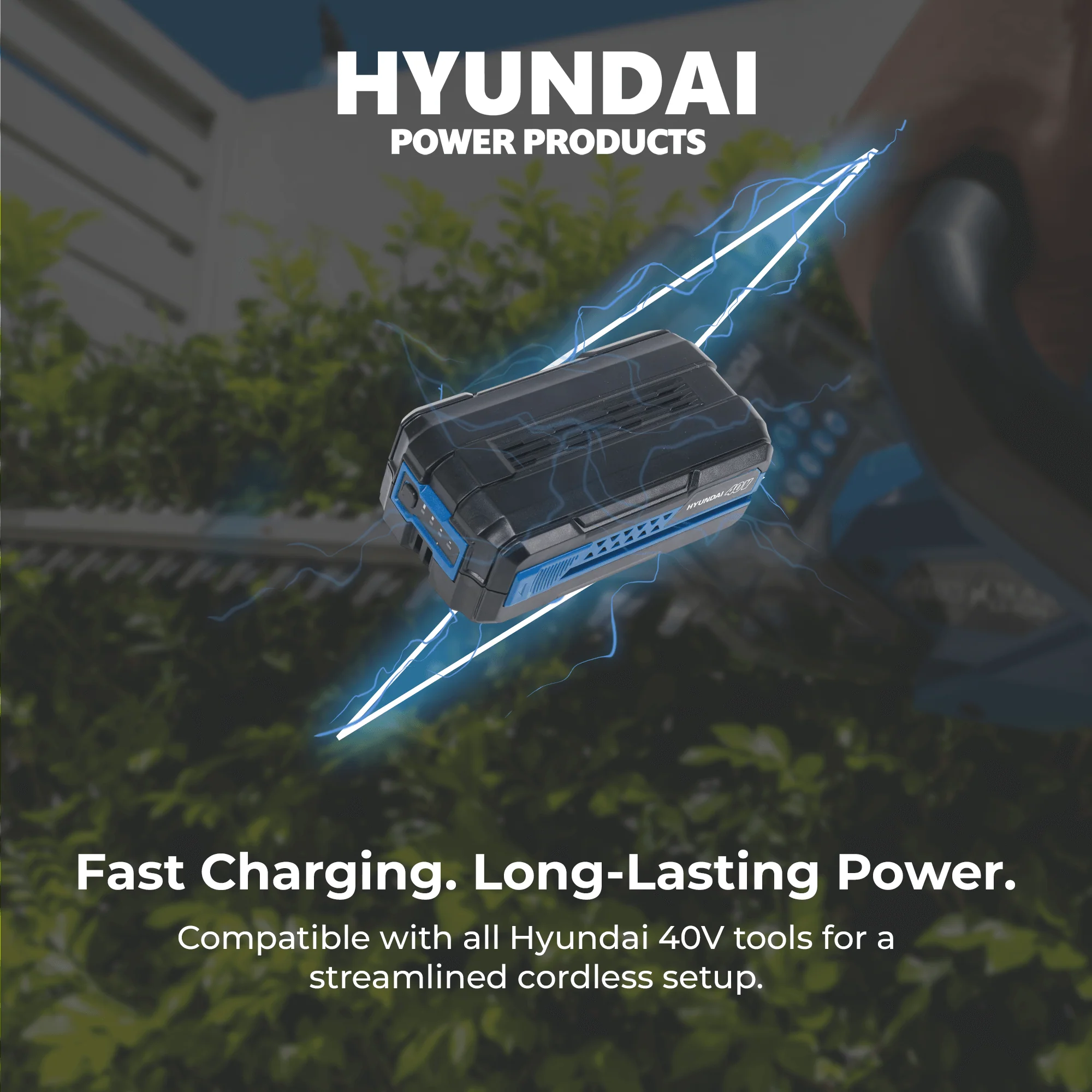 Hyundai 40V Lithium 2Ah Battery – Rechargeable Power Pack for Hyundai 40V Garden Tools (HY40B2) - Image 4