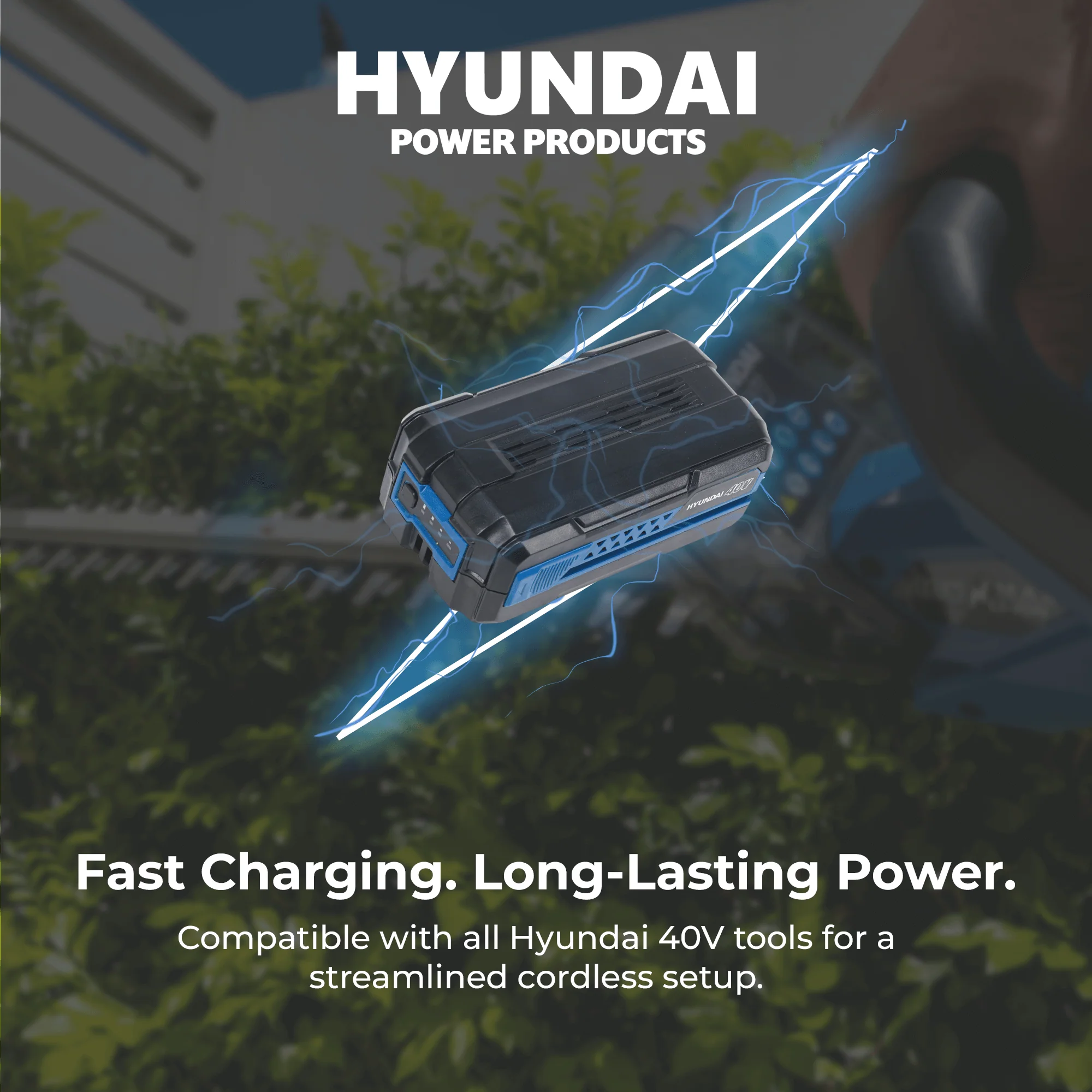 Hyundai 40V Lithium 4Ah Battery – Rechargeable Power Pack for Hyundai 40V Garden Tools (HY40B4) - Image 4